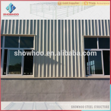 Edificio de estructura de acero de alta construcción utilizado galpón industrial